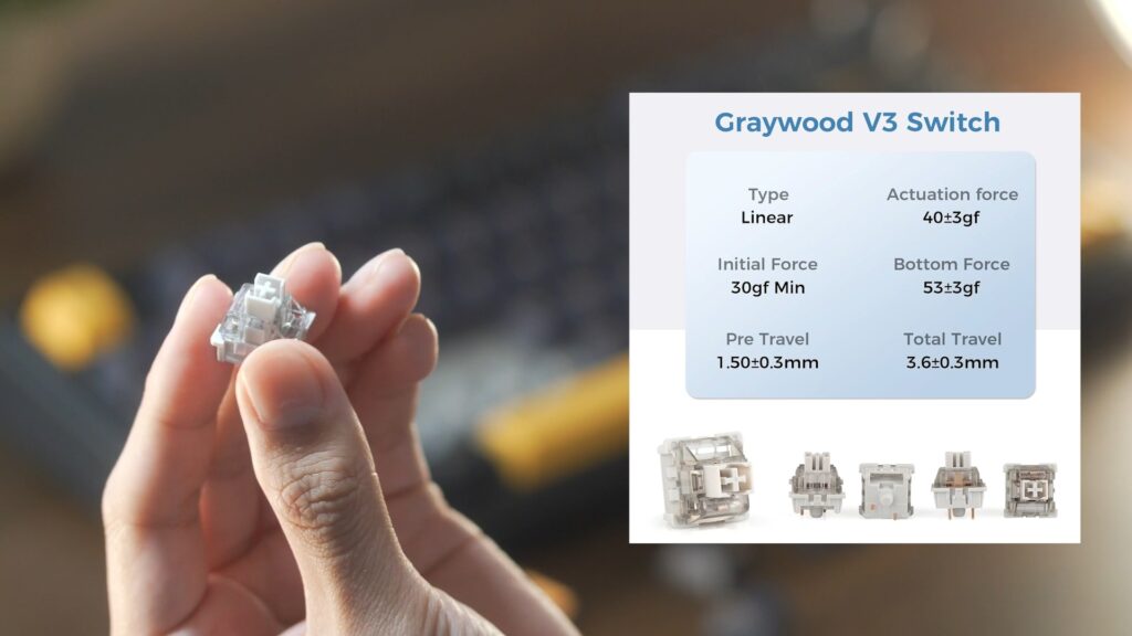 Aula F75 Graywood V3 Switches